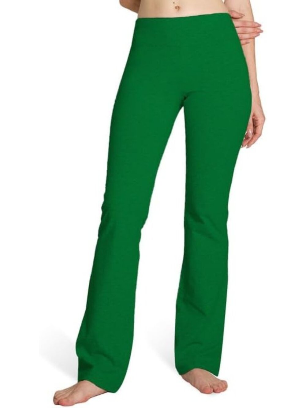 Cotton Bootcut Pants for Women, S-XXXL, 29''-35'' Inseam, Stylish with Inner